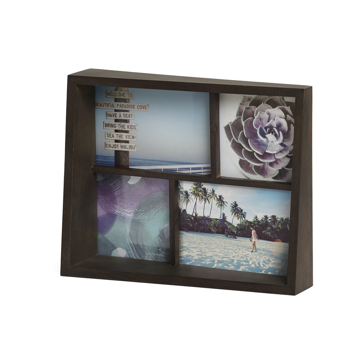 Umbra Фоторамка 26,49x21,48x7,49 см коричневая Edge Fotohalter | https://grandposuda.com.ua