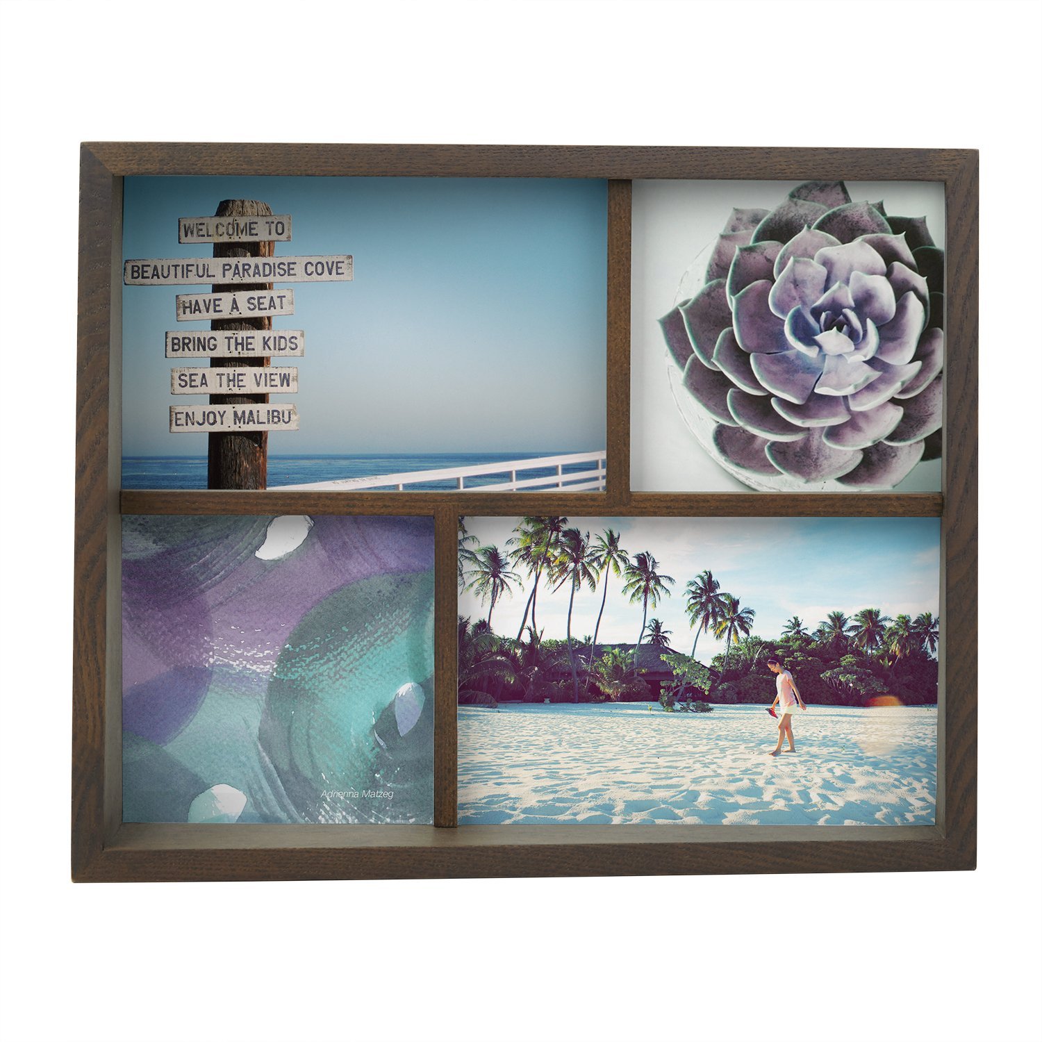 Umbra Фоторамка 26,49x21,48x7,49 см коричневая Edge Fotohalter | https://grandposuda.com.ua