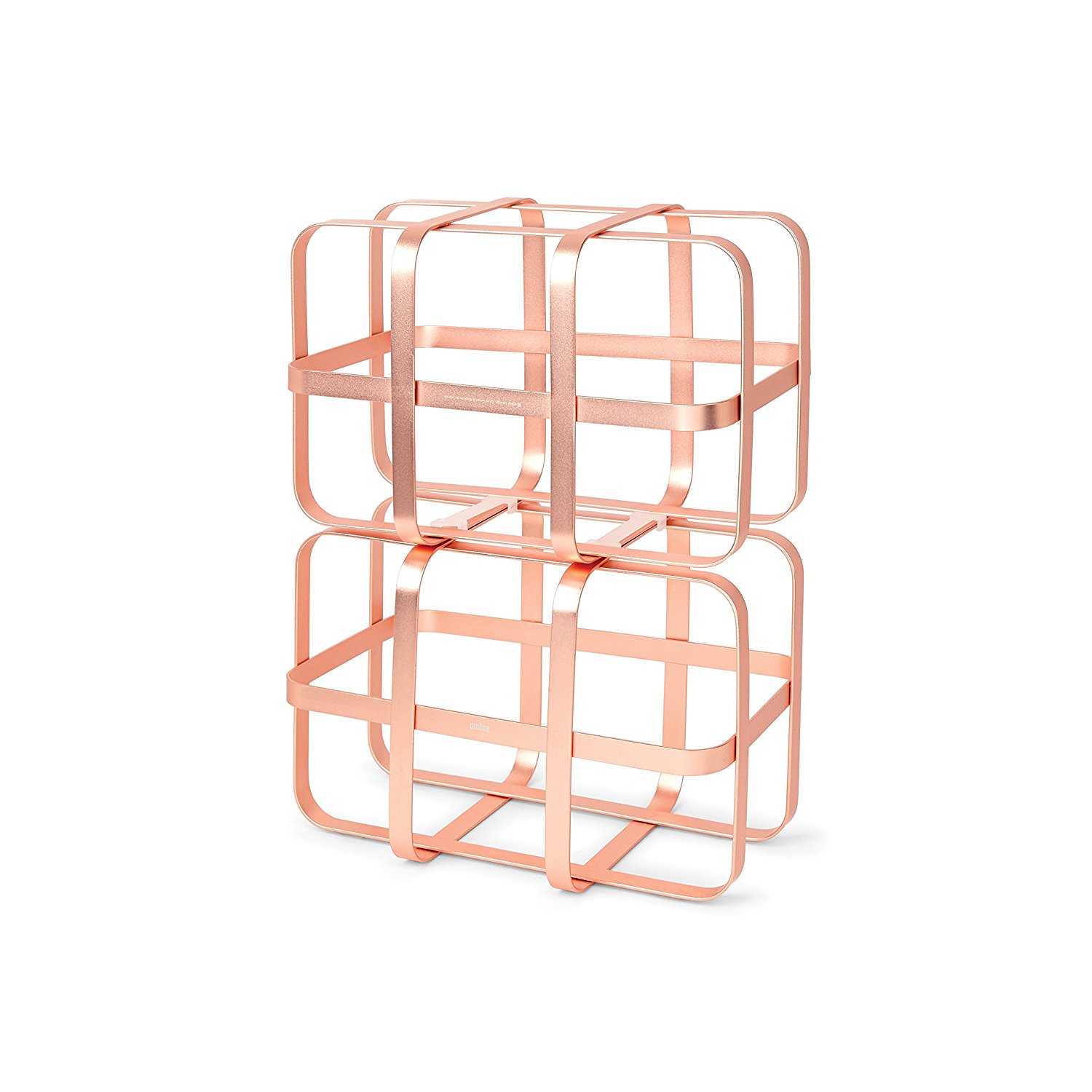 Umbra Винна полку 27,9x15,2x17,8 см мідна Pulse Wine Rack | https://grandposuda.com.ua