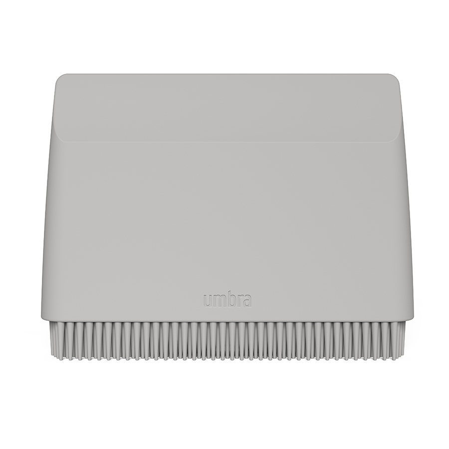 Umbra Щітка зі скребком 10,2х7,6х1,5 см сіра Flex | https://grandposuda.com.ua