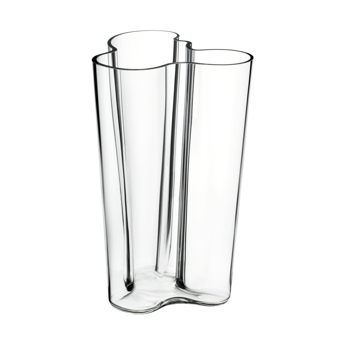 Iittala Ваза 25,1х19х20 см прозрачная Aalto | https://grandposuda.com.ua