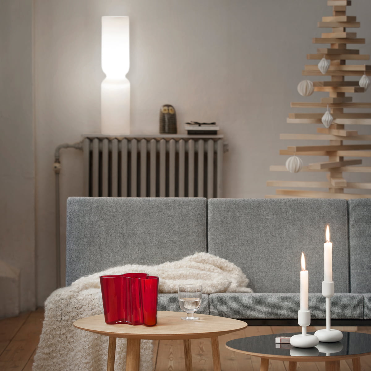 Iittala Ваза 12х15х12,5 см прозрачная Aalto | https://grandposuda.com.ua