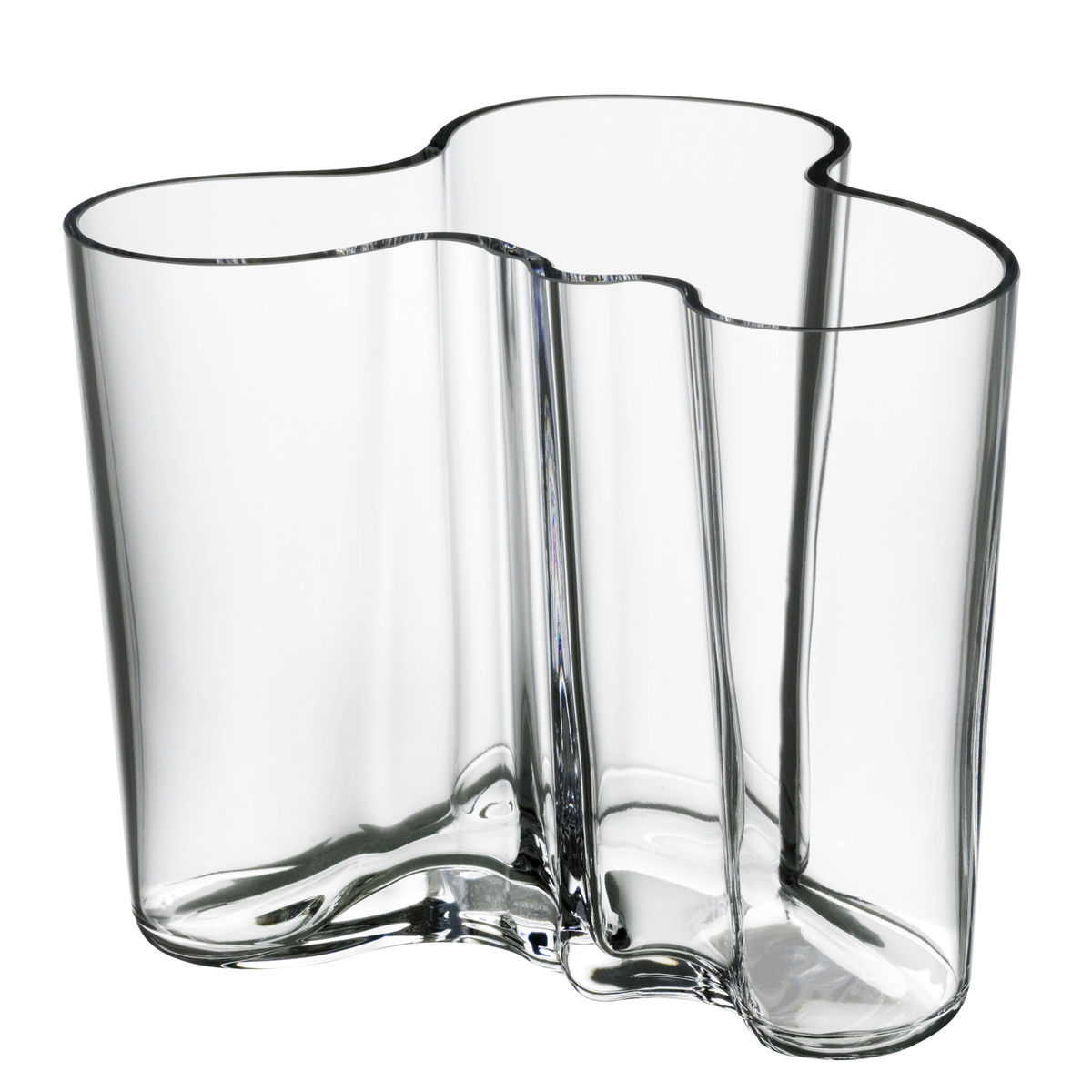 Iittala Ваза 12х15х12,5 см прозрачная Aalto | https://grandposuda.com.ua