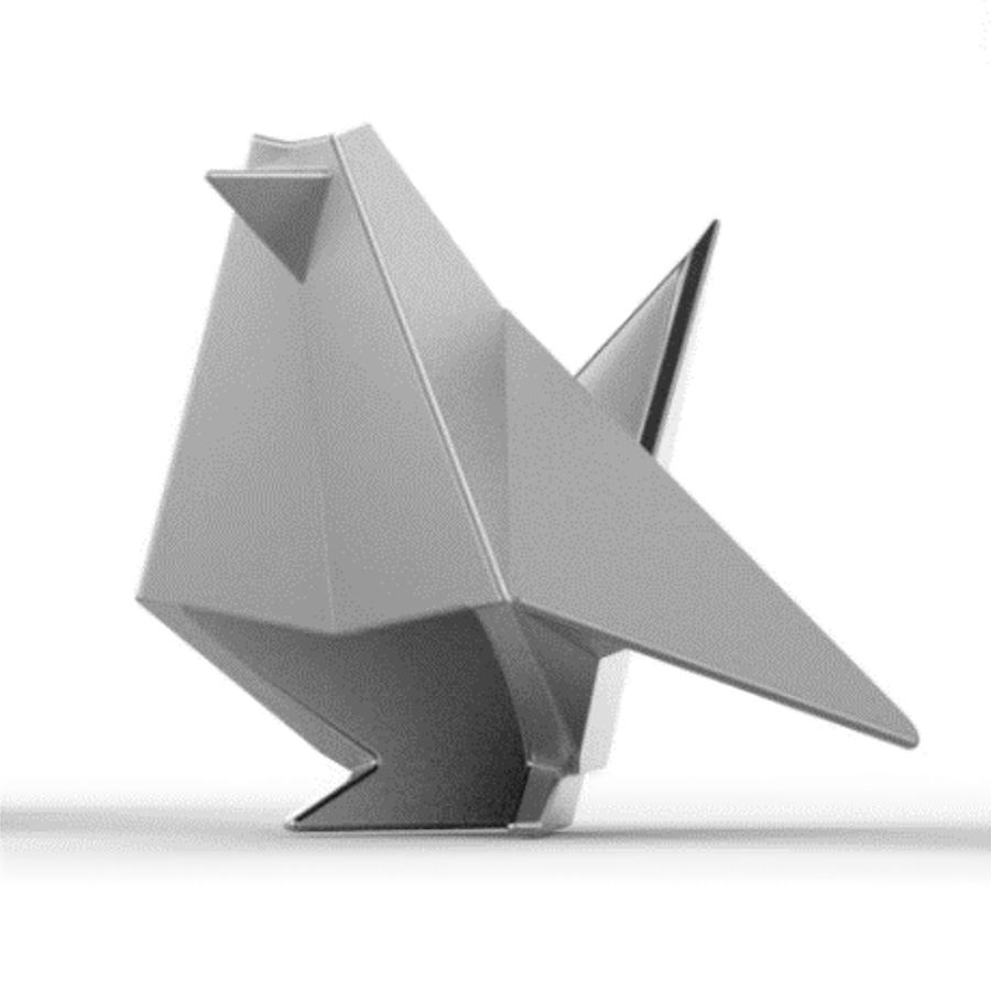 Umbra Тримач для кілець 6х4,5х3,6 см металік Origami | https://grandposuda.com.ua