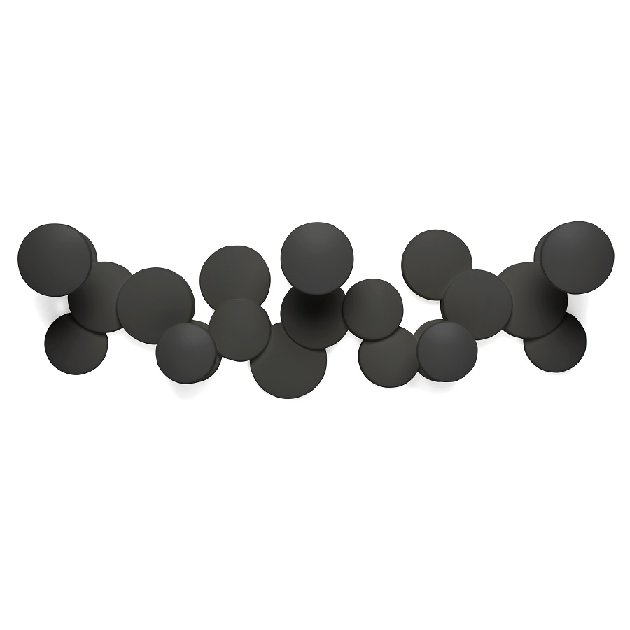 Umbra Вішалка настінна bubble hook, чорна | https://grandposuda.com.ua