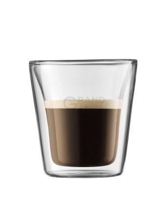Bodum Набор стаканов с двойными стенками, 0,1 л, 2 предмета, Canteen | https://grandposuda.com.ua