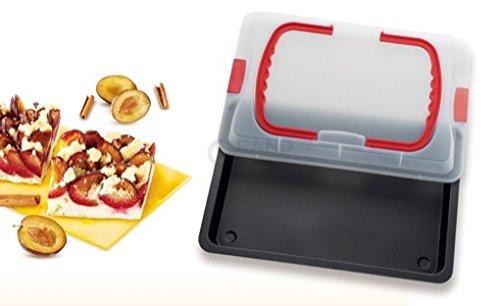 Dr. Oetker Форма для випікання прямокутна з кришкою 25 x 36 см Bake Go | https://grandposuda.com.ua