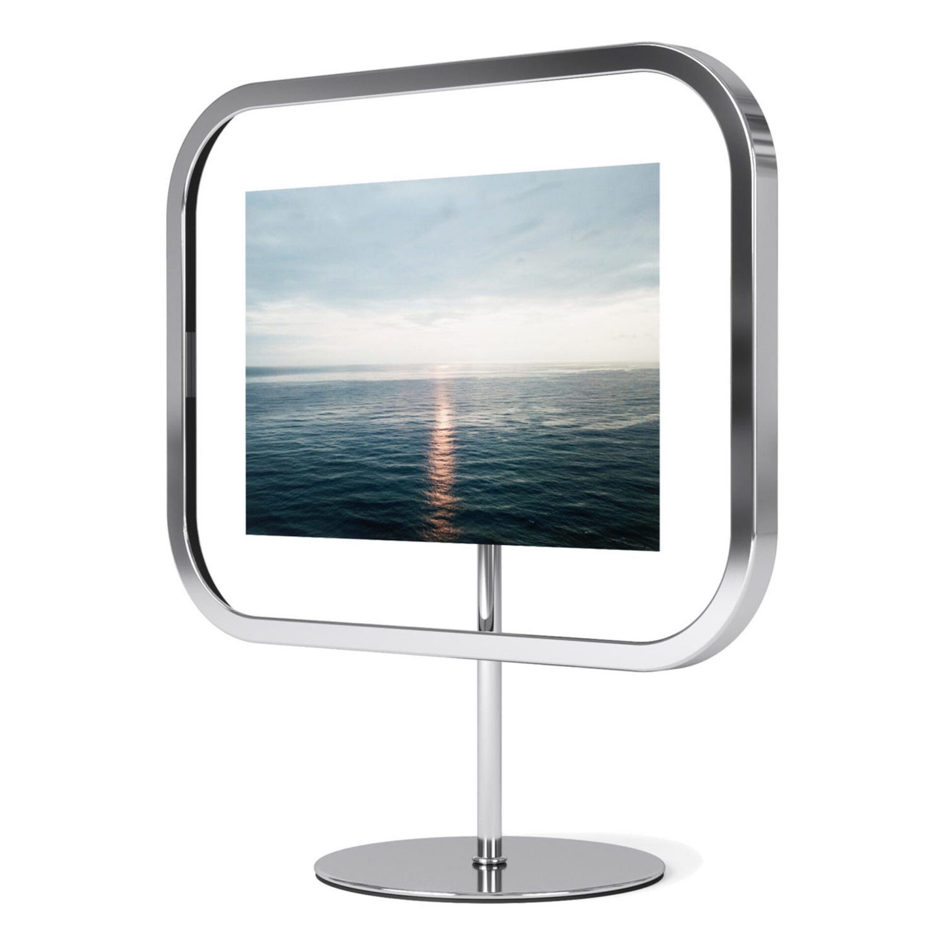 Umbra Фоторамка 22 х 10 х 27 см хром Infinity Sqround | https://grandposuda.com.ua