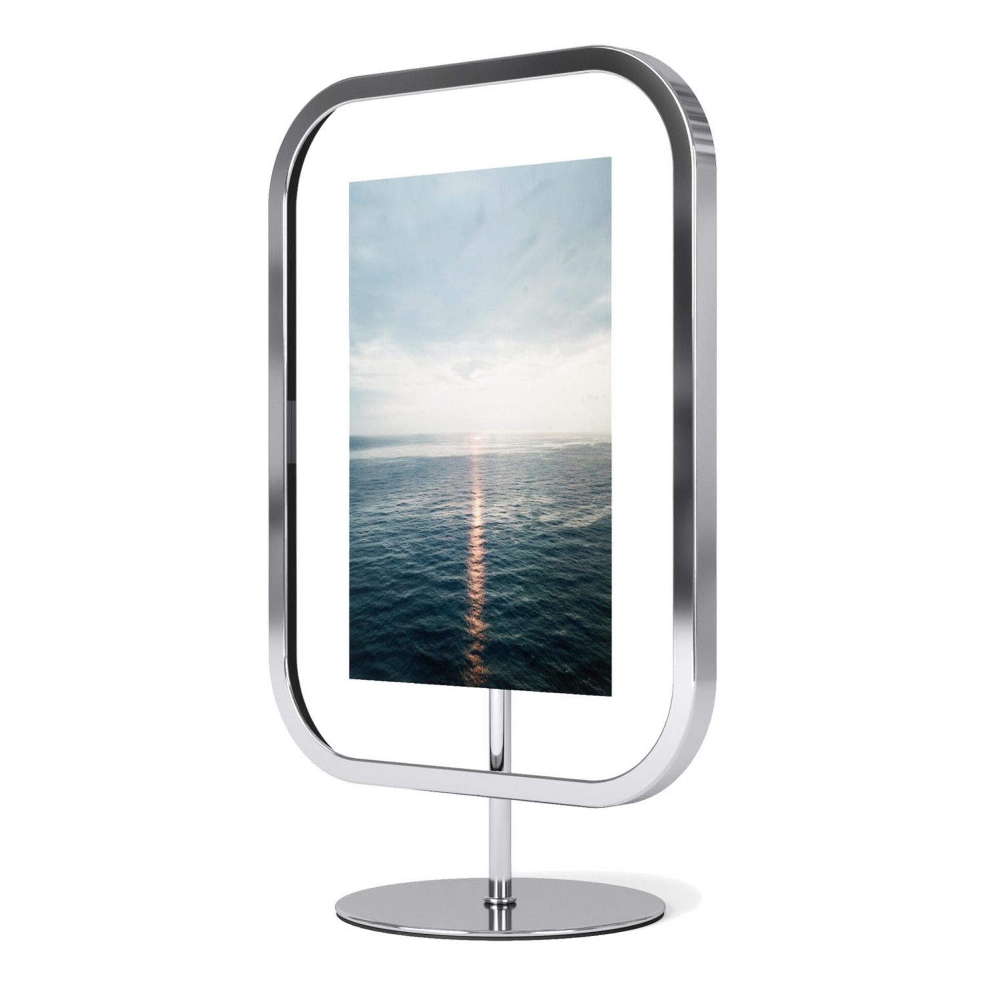 Umbra Фоторамка 22 х 10 х 27 см хром Infinity Sqround | https://grandposuda.com.ua