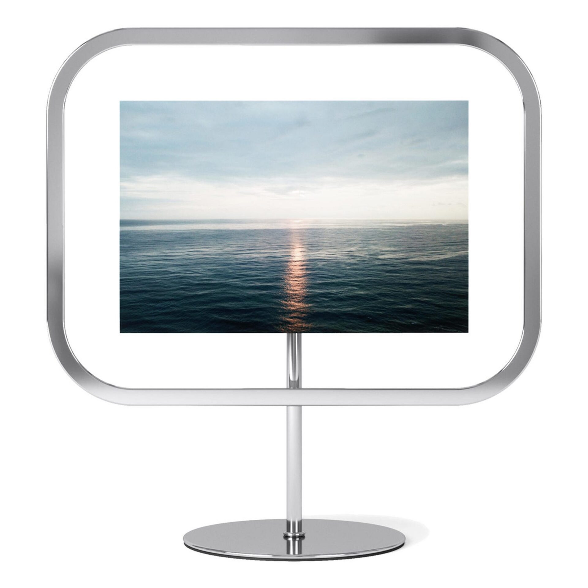 Umbra Фоторамка 22 х 10 х 27 см хром Infinity Sqround | https://grandposuda.com.ua