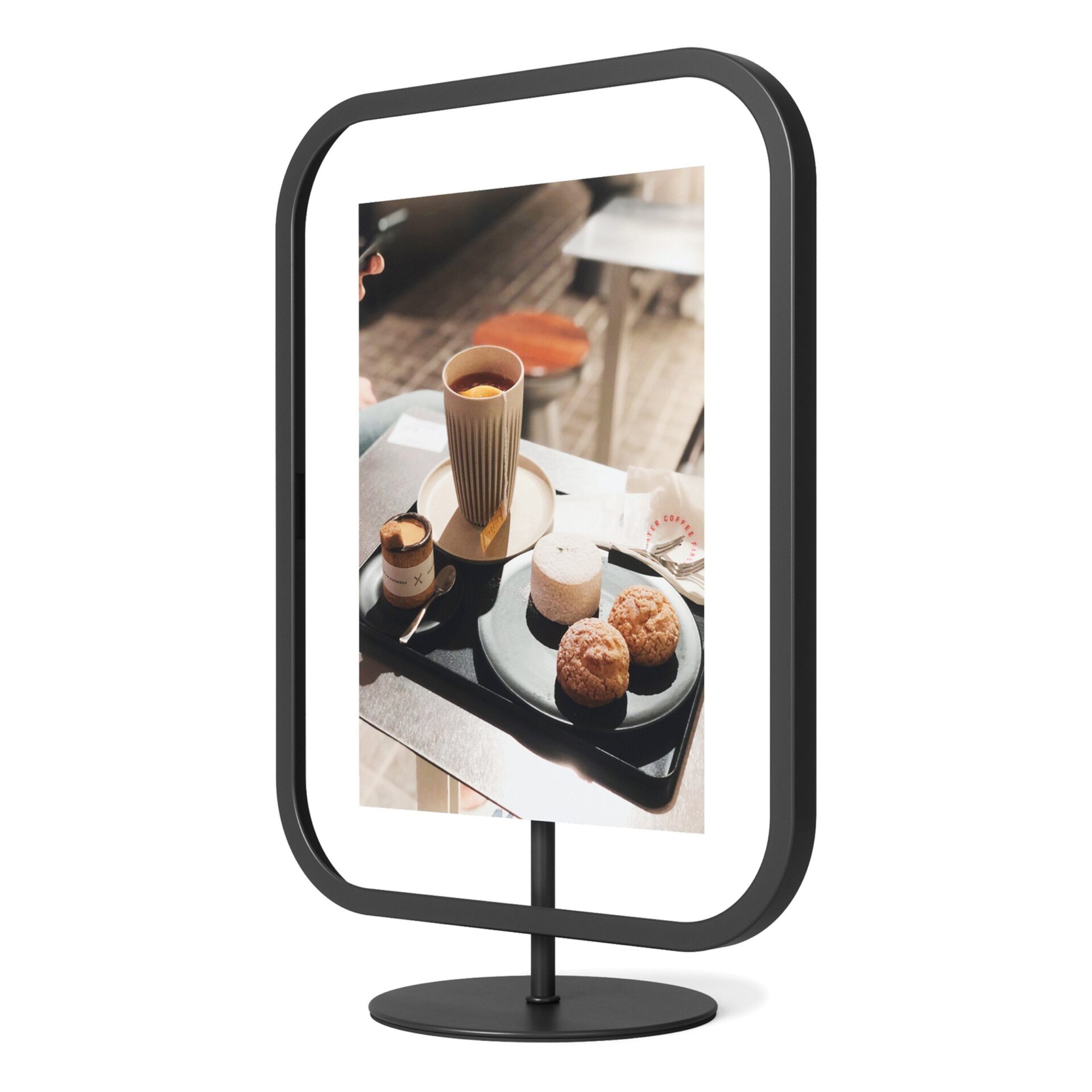 Umbra Фоторамка 26 х 10 х 29 см черная Infinity Sqround | https://grandposuda.com.ua