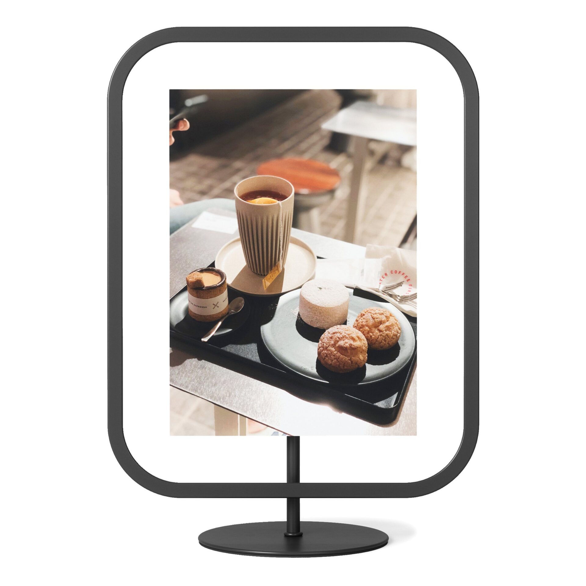 Umbra Фоторамка 26 х 10 х 29 см черная Infinity Sqround | https://grandposuda.com.ua