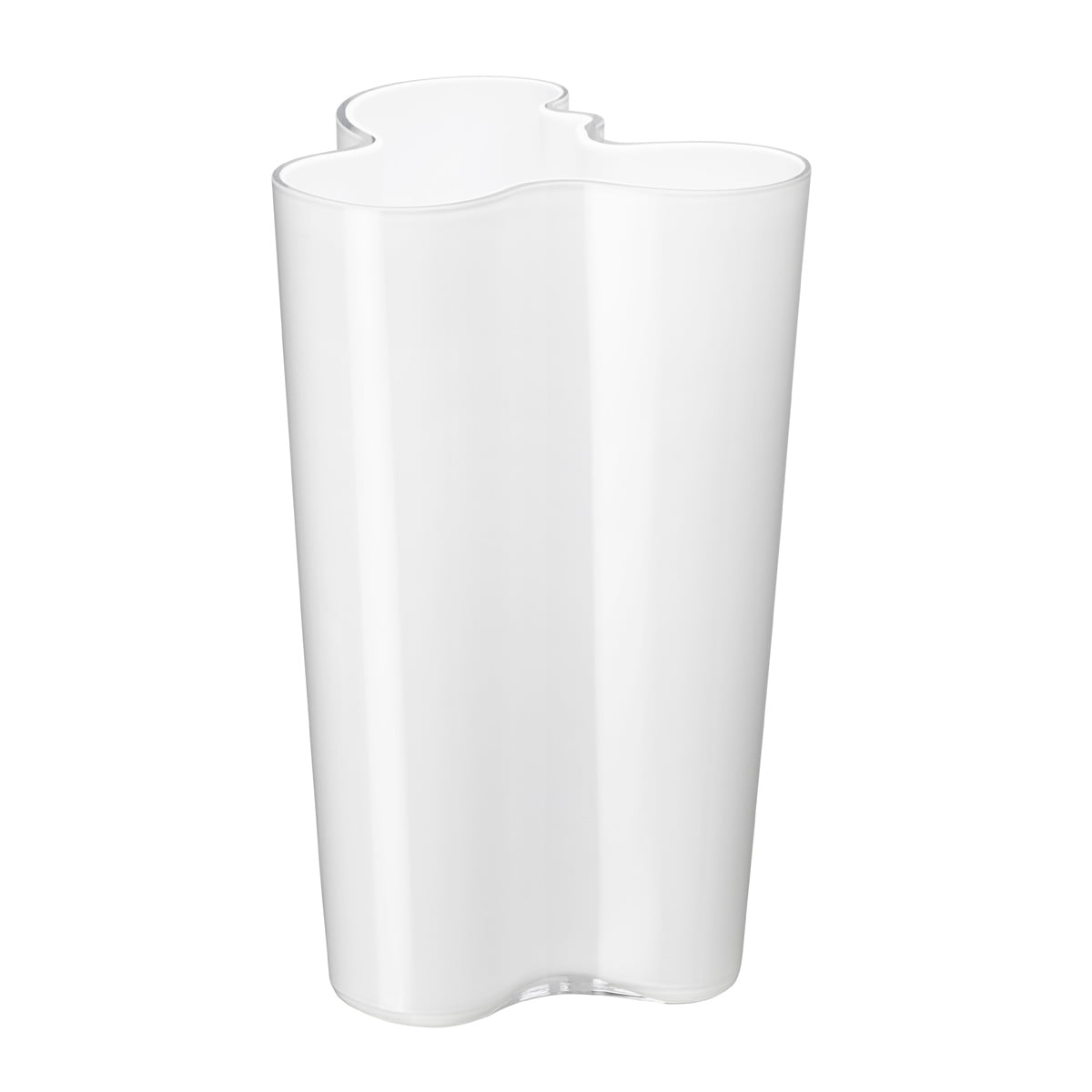 Iittala Ваза 25,1х19х20 см белая Aalto | https://grandposuda.com.ua