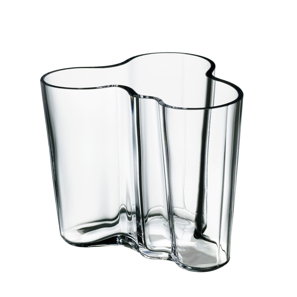 Iittala Ваза 9,5х9,5х11,5 см прозрачная Aalto | https://grandposuda.com.ua