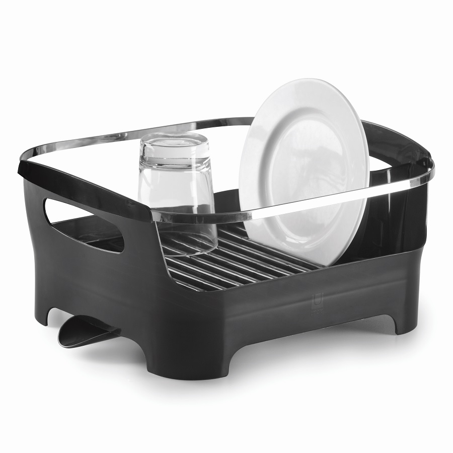 Umbra Сушилка для посуды basin чёрная | https://grandposuda.com.ua