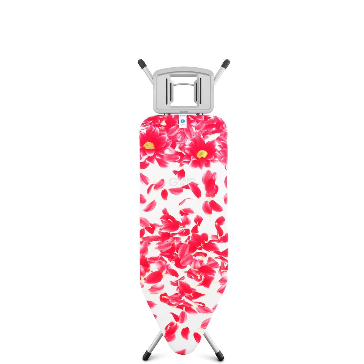 Brabantia Дошка зі стаціонарної підставкою для парової праски 124 x 45 см (С) Pink Santini | https://grandposuda.com.ua