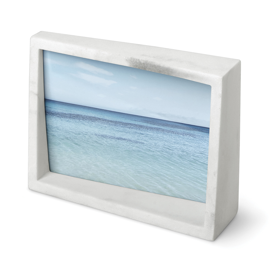 Umbra Фоторамка 14 х 19 х 6 см мармур Edge | https://grandposuda.com.ua