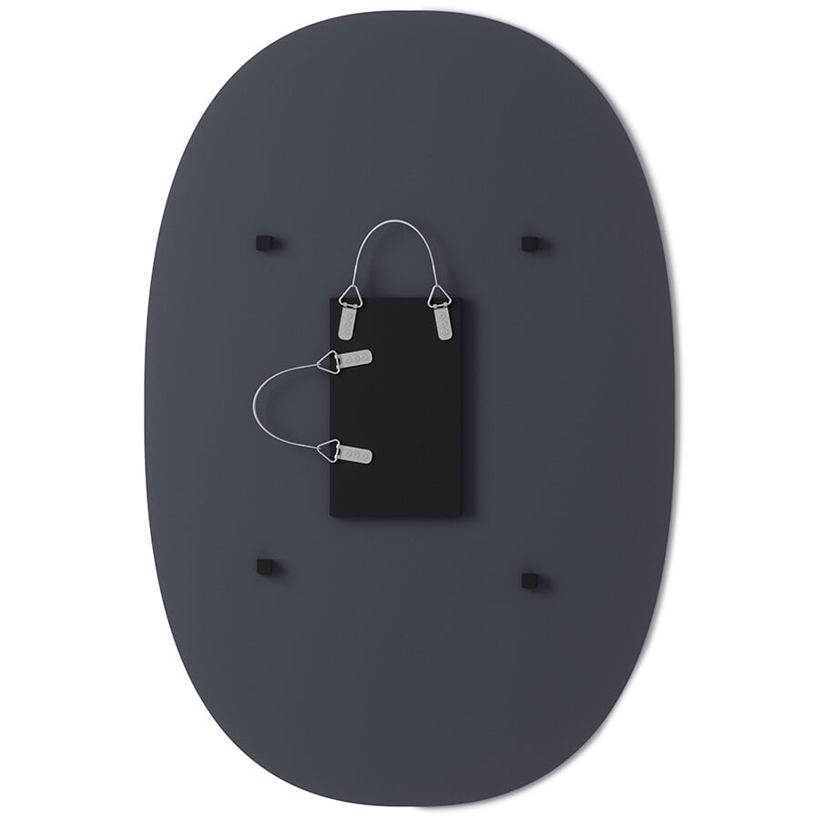 Umbra Зеркало овальное 61 х 91 см дымчатое Hub | https://grandposuda.com.ua