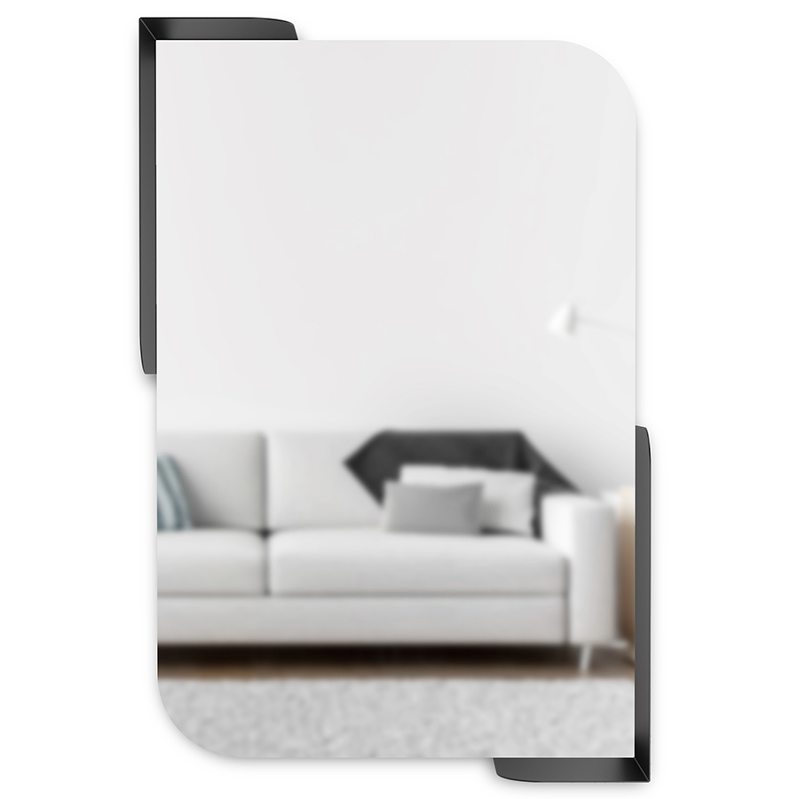 Umbra Дзеркало з 2 полицями Alcove | https://grandposuda.com.ua