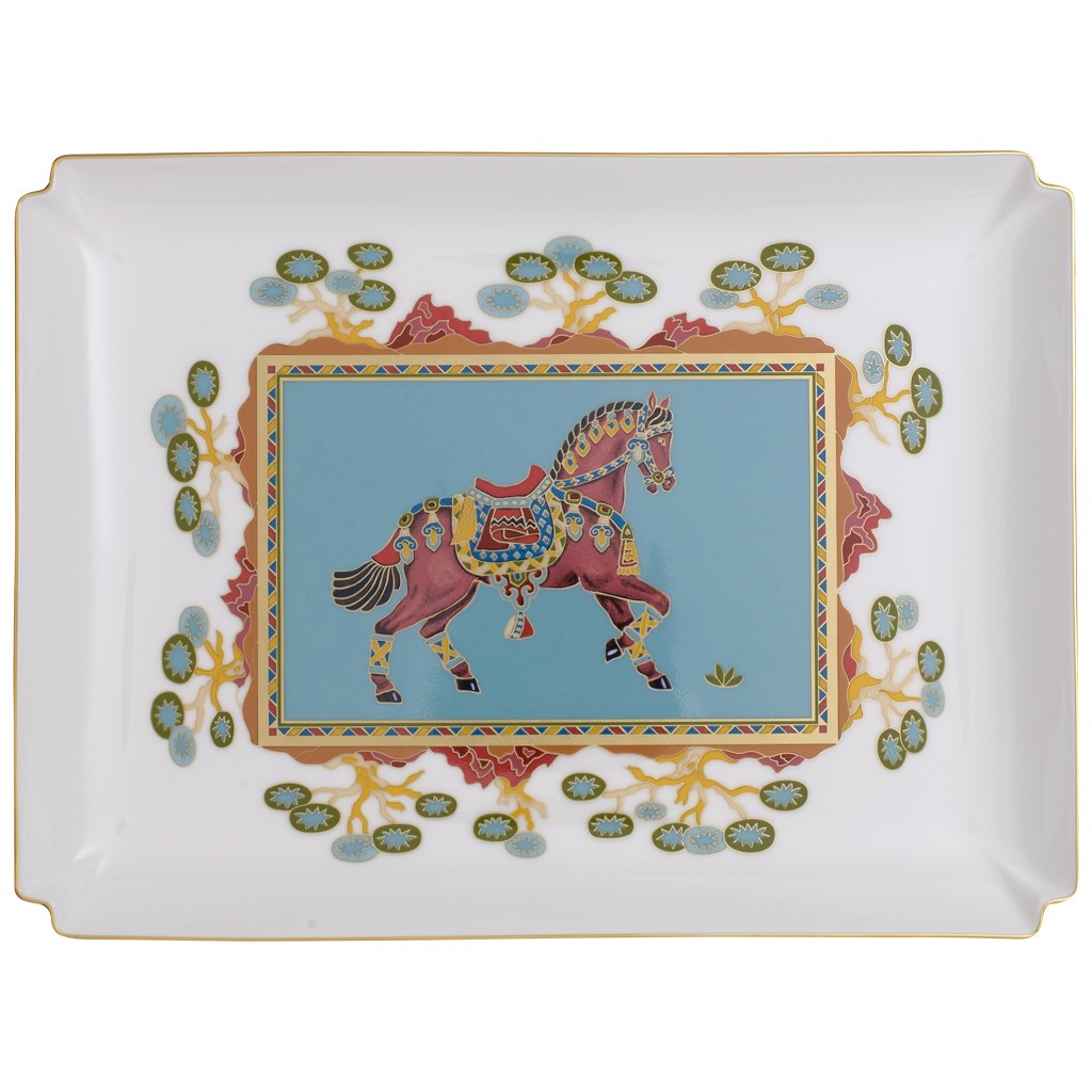 Villeroy & Boch Блюдо 28 х 21 см. Samarkand Aquamarin Gifts | https://grandposuda.com.ua