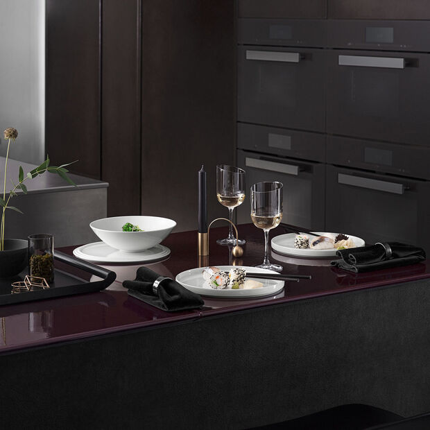 Villeroy & Boch Набор тарелок 7 предметов White La Boule | https://grandposuda.com.ua