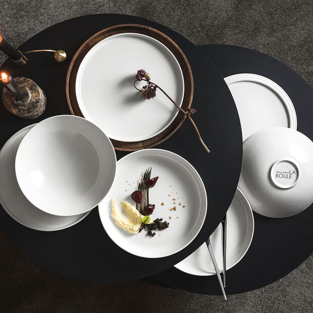 Villeroy & Boch Набор тарелок 7 предметов White La Boule | https://grandposuda.com.ua