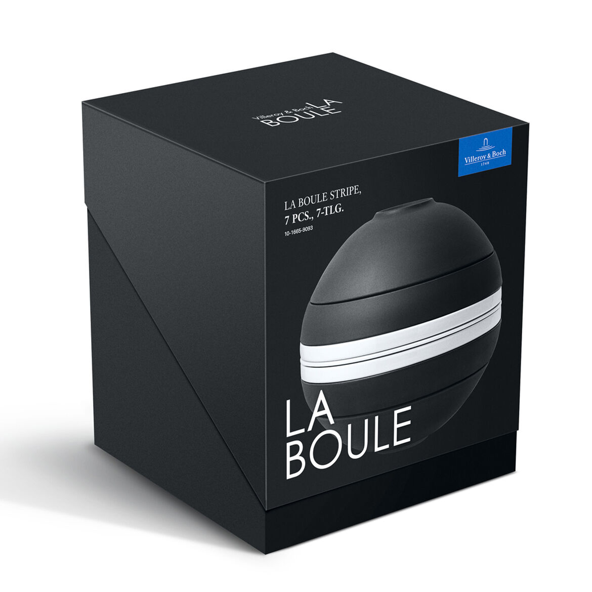 Villeroy & Boch Набор тарелок 7 предметов Stripe La Boule | https://grandposuda.com.ua
