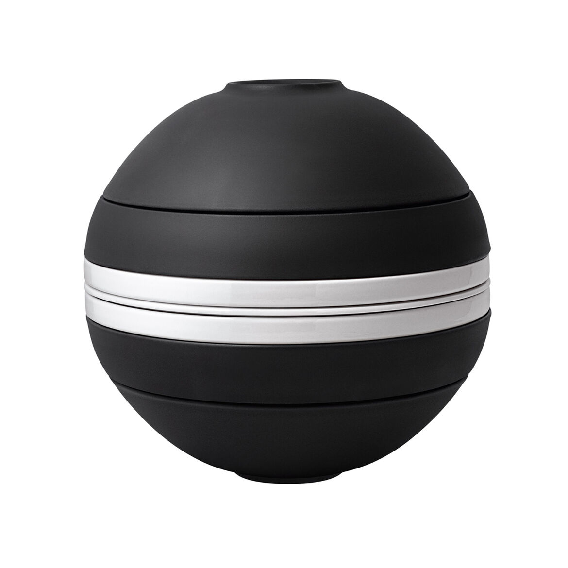 Villeroy & Boch Набір тарілок 7 предметів Stripe La Boule | https://grandposuda.com.ua