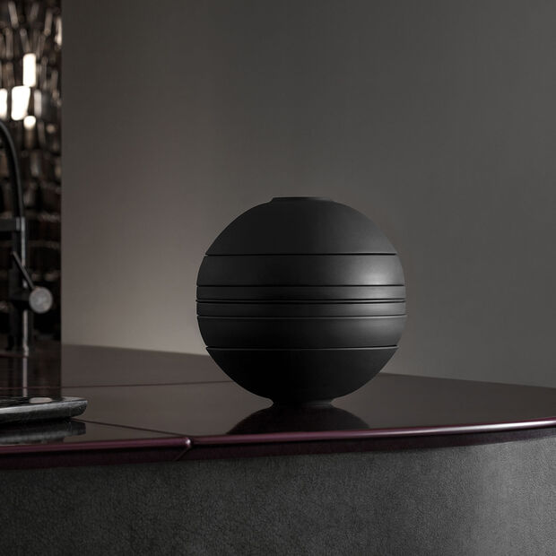 Villeroy & Boch Набор тарелок 7 предметов Black La Boule | https://grandposuda.com.ua