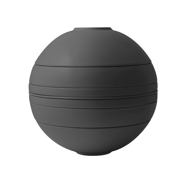 Villeroy & Boch Набор тарелок 7 предметов Black La Boule | https://grandposuda.com.ua