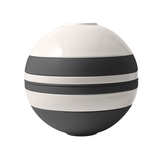 Villeroy & Boch Набор тарелок 7 предметов Black & White La Boule | https://grandposuda.com.ua
