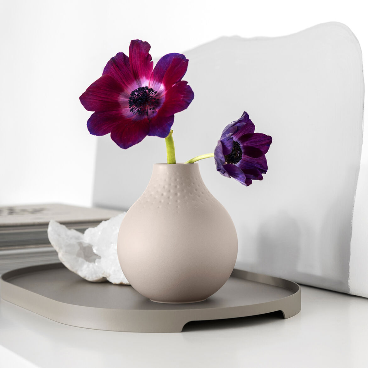 Villeroy & Boch Ваза 12 см Beige Collier Perle | https://grandposuda.com.ua
