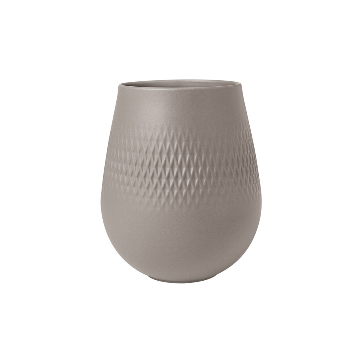 Villeroy & Boch Ваза 15 см Taupe Collier Carre | https://grandposuda.com.ua