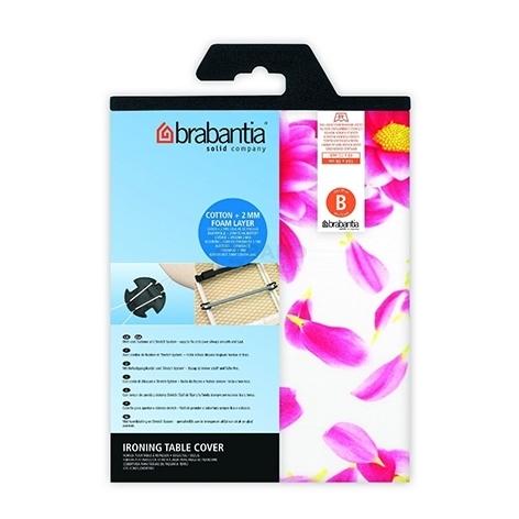 Brabantia Чохол з шарами фетру 4 мм + поролону 4 мм, 124 x 38 см (B) Pink Santini | https://grandposuda.com.ua
