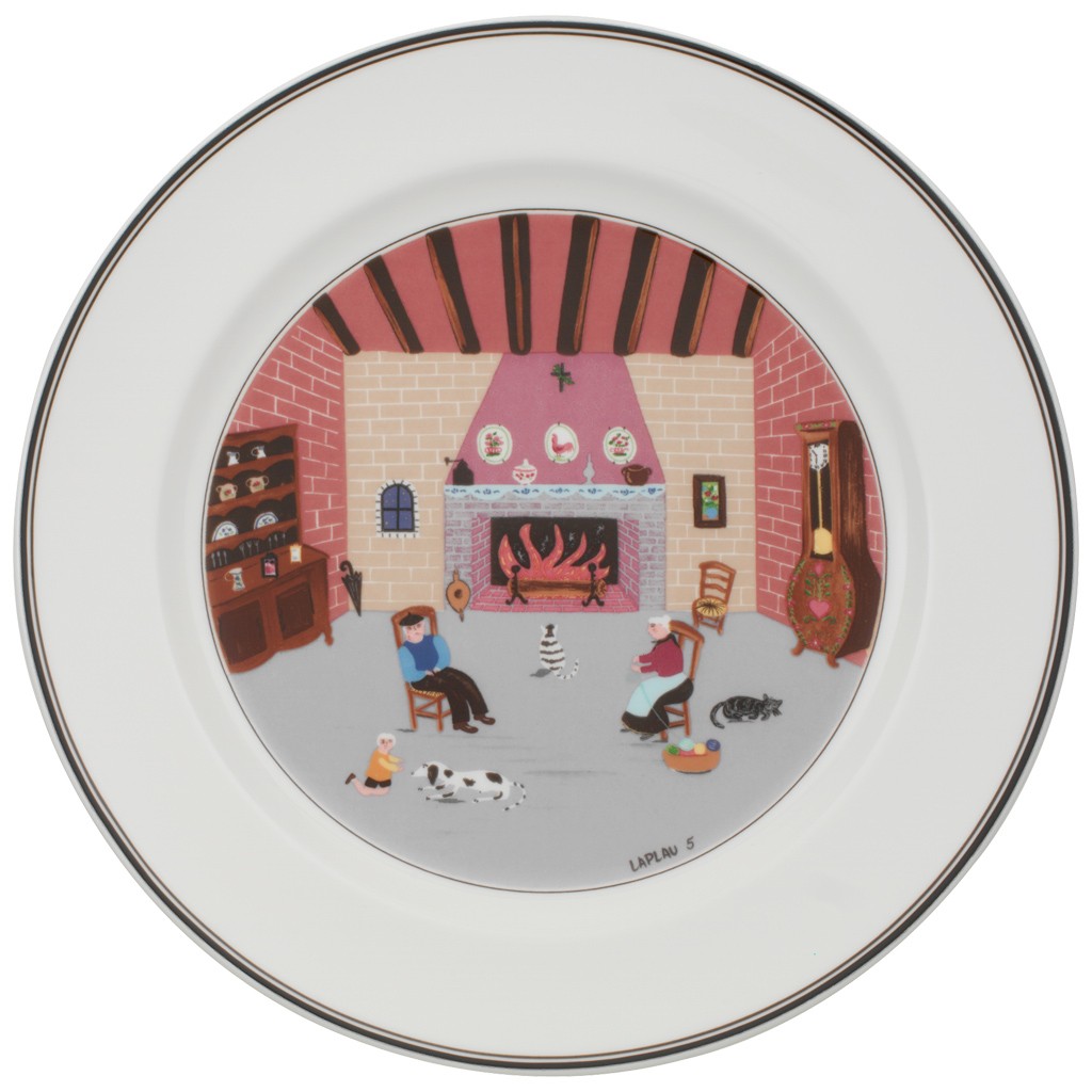 Villeroy & Boch Тарілка 27 см Камін Design Naif | https://grandposuda.com.ua