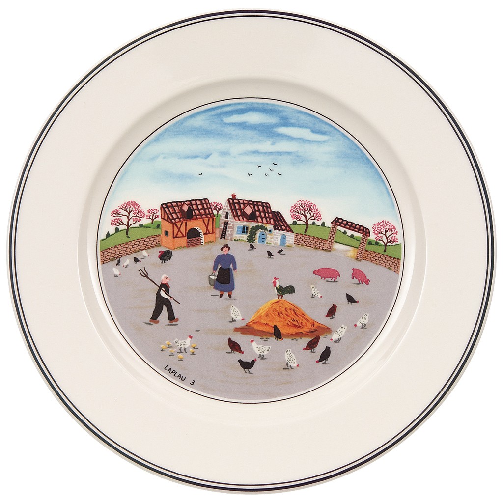 Villeroy & Boch Тарілка для сніданку 21 см Курінний двір Design Naif | https://grandposuda.com.ua
