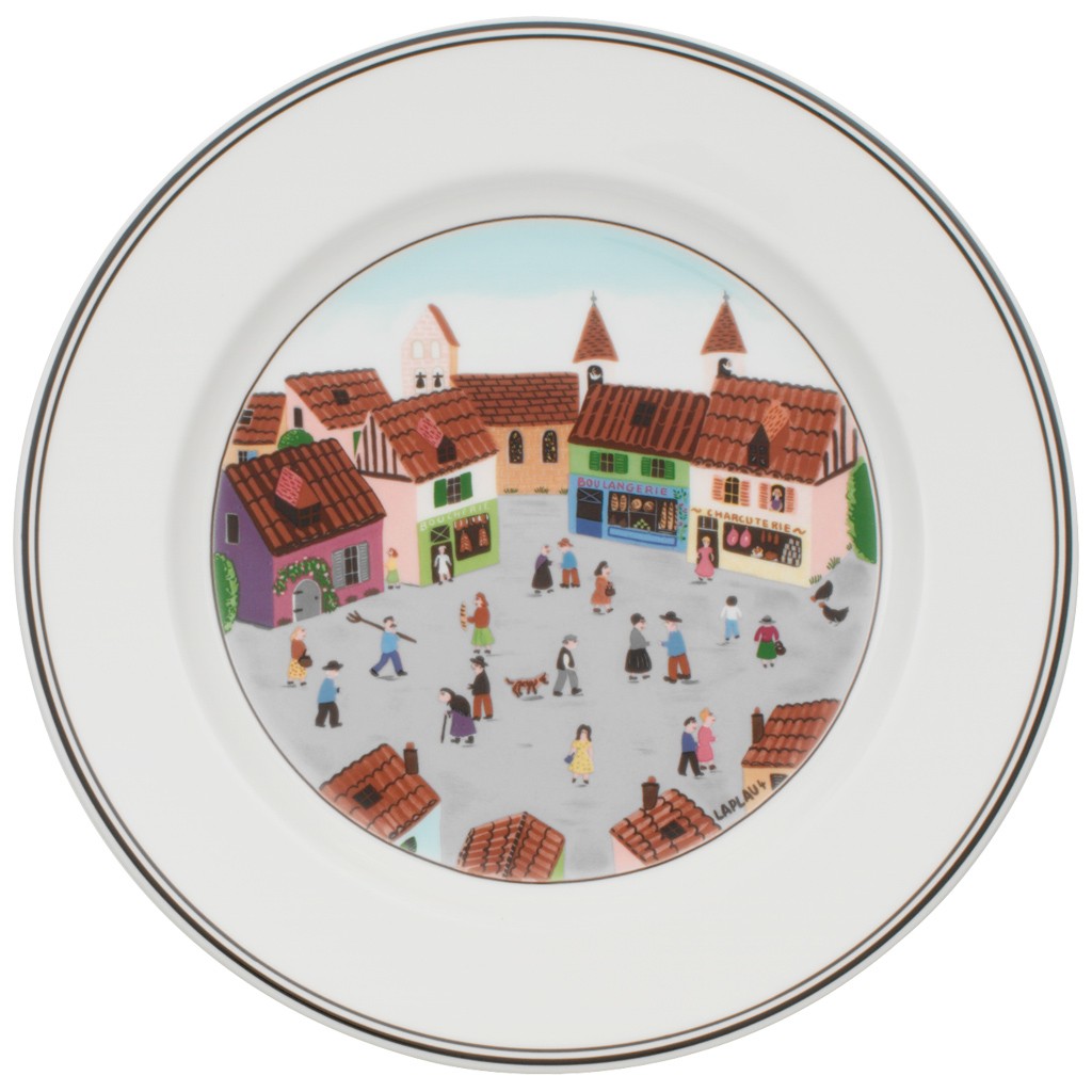 Villeroy & Boch Тарілка для сніданку 21 см Dorf Design Naif | https://grandposuda.com.ua