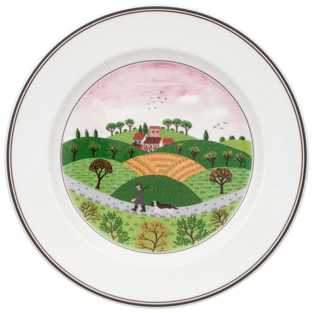 Villeroy & Boch Тарілка для сніданку 21 см Мисливець Design Naif | https://grandposuda.com.ua