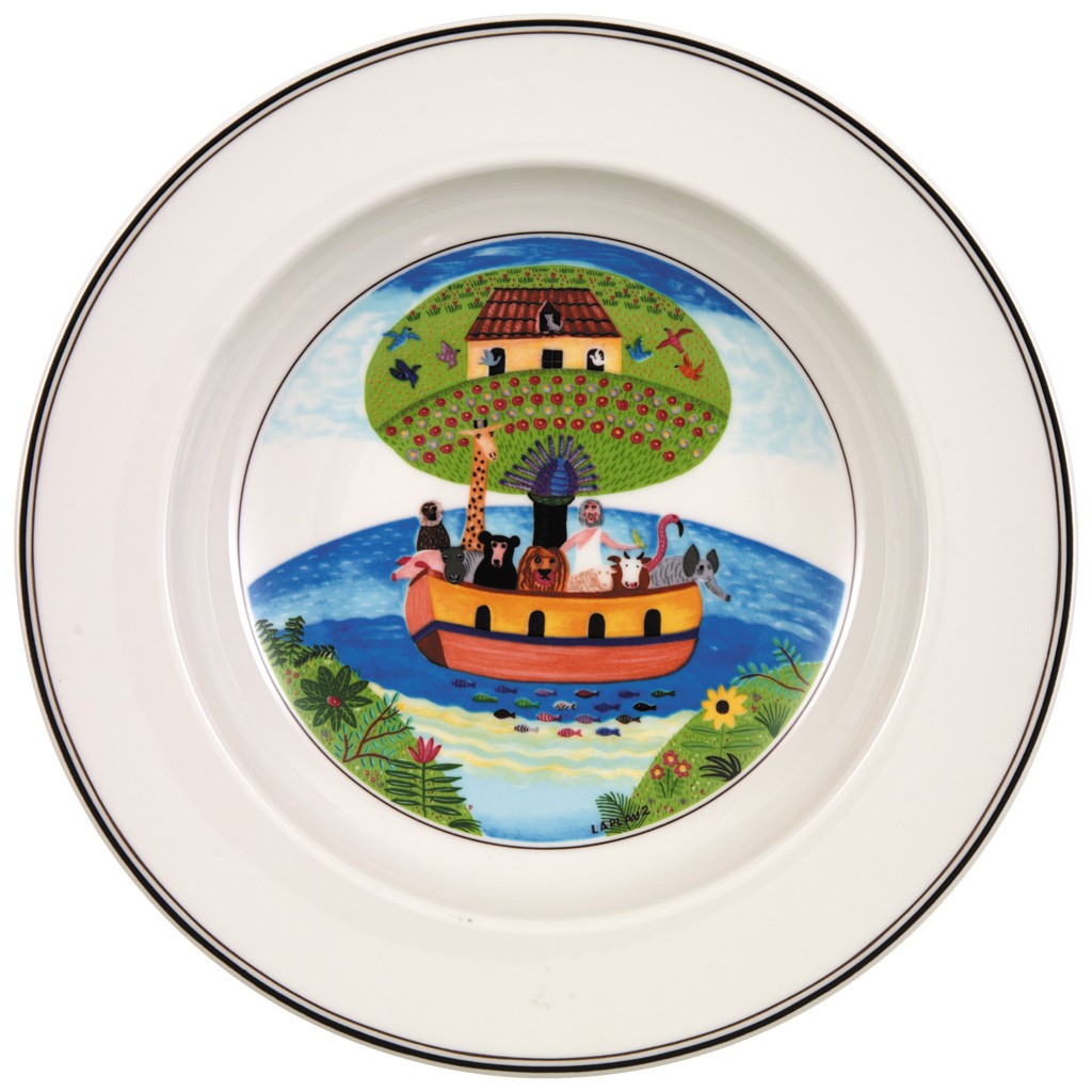 Villeroy & Boch Тарілка для супу Ноїв ковчег 21 см Design Naif | https://grandposuda.com.ua