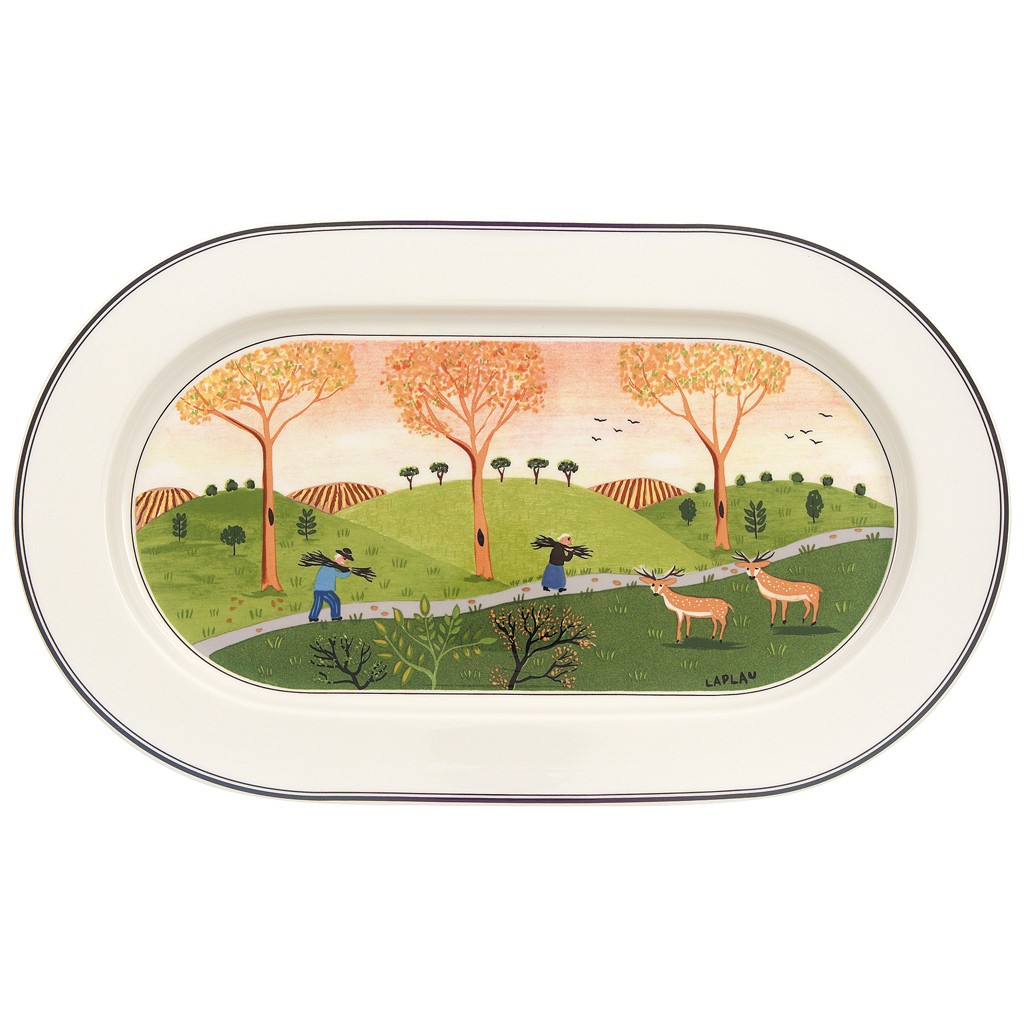Villeroy & Boch Блюдо овальное 34 см Design Naif | https://grandposuda.com.ua