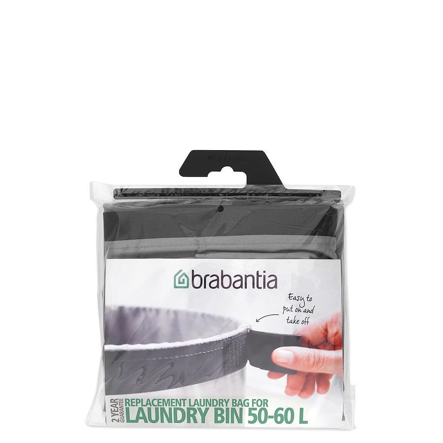 Brabantia Сменный мешок для бельевого бака 60 л серый | https://grandposuda.com.ua