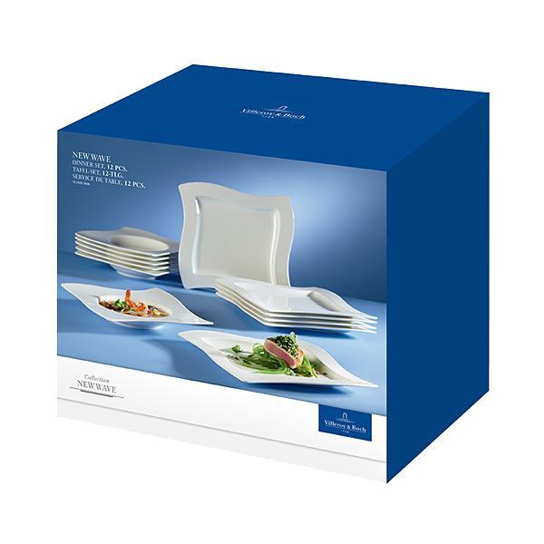 Villeroy & Boch Набор тарелок 12 предметов New Wave | https://grandposuda.com.ua