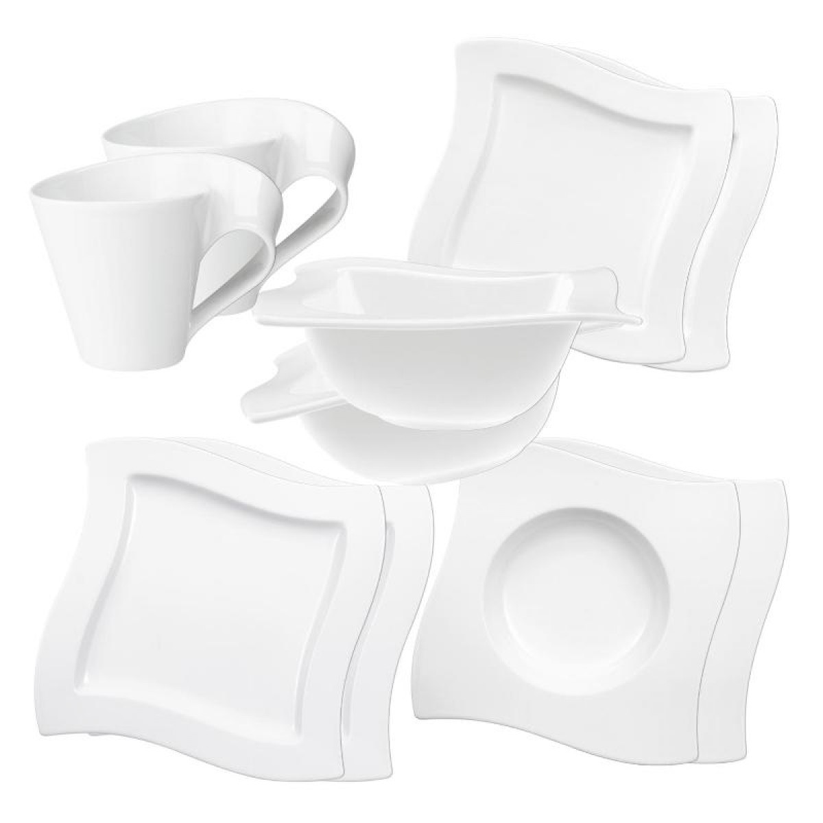 Villeroy & Boch Набор столовой посуды 10 предметов New Wave | https://grandposuda.com.ua