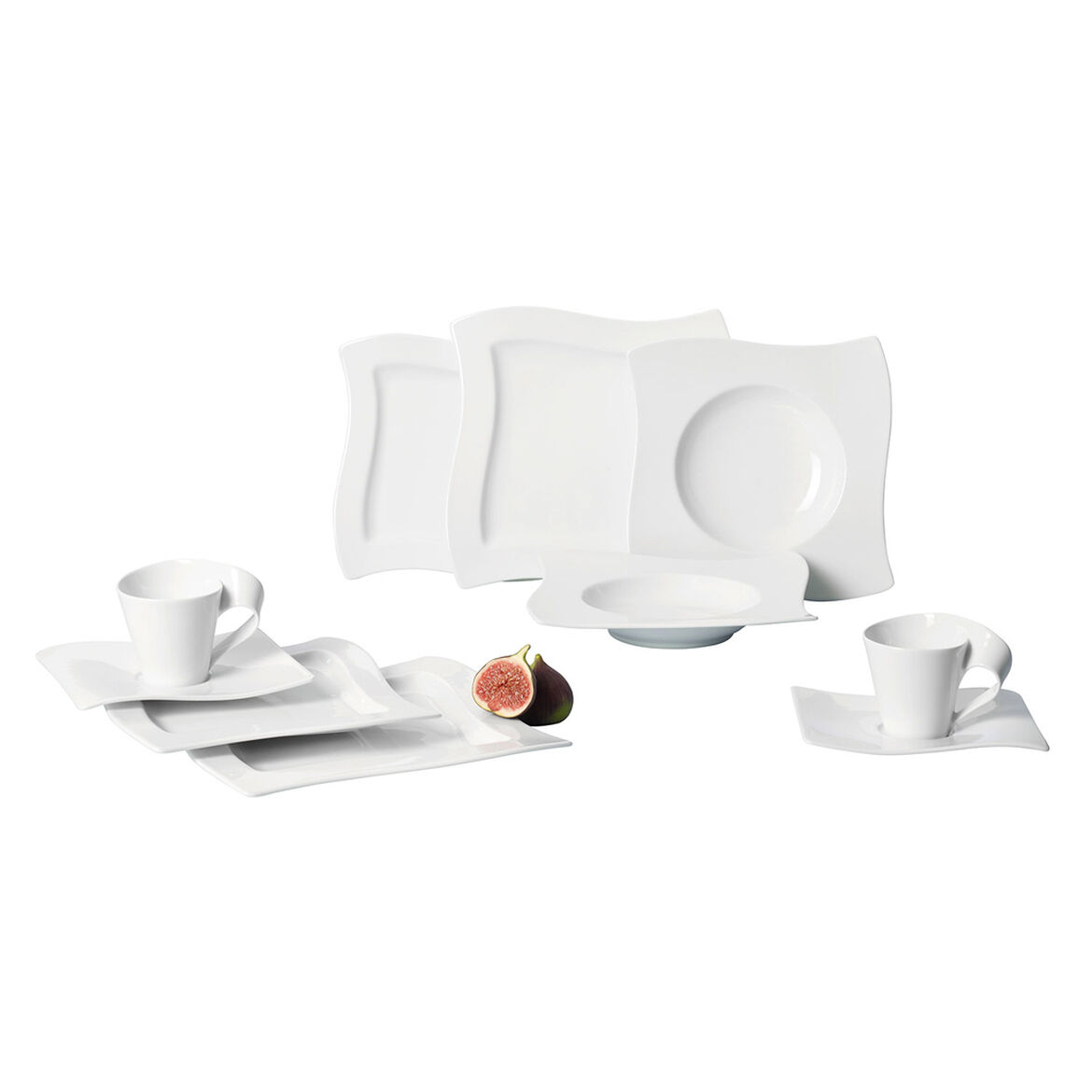 Villeroy & Boch Набор столовой посуды 30 пр. NewWave Porzellan | https://grandposuda.com.ua