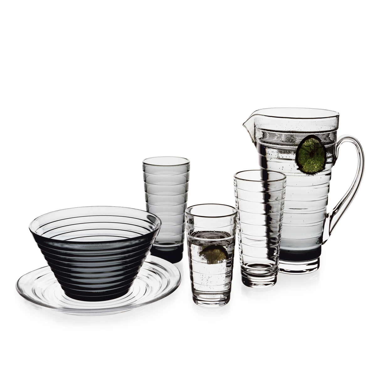 Iittala Блюдце Ø 17,5 см прозрачное Aino Aalto | https://grandposuda.com.ua