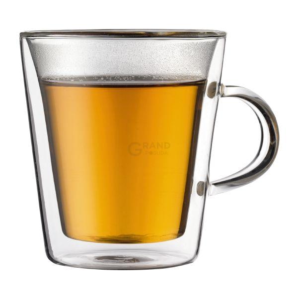Bodum Набор стаканов с двойными стенками с ручкой, 0,2 л, 2 предмета, Canteen | https://grandposuda.com.ua