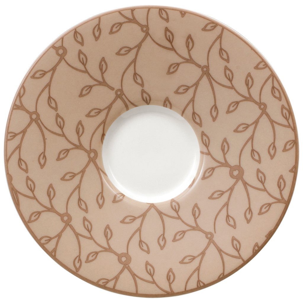 Villeroy & Boch Блюдце для чашки для кофе мокка / эспрессо 12 см Caffe Club Floral caramel | https://grandposuda.com.ua