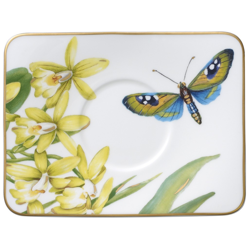 Villeroy & Boch Блюдце для чашки для кофе мокка / эспрессо 14x11 см Amazonia | https://grandposuda.com.ua