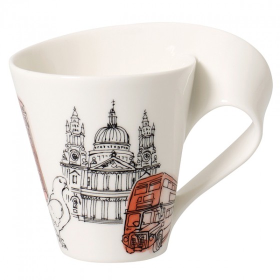 Villeroy & Boch Кружка 300 мл в подарочной упаковке NewWave Caffe Cities of the World | https://grandposuda.com.ua