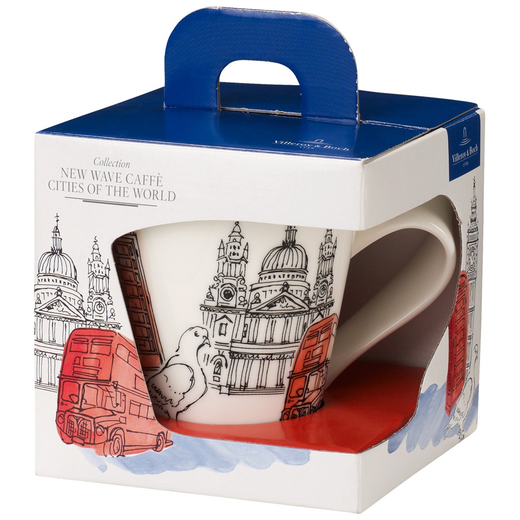 Villeroy & Boch Кружка 300 мл в подарочной упаковке NewWave Caffe Cities of the World | https://grandposuda.com.ua